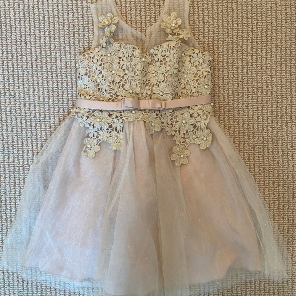 Beautiful detail for a dance or forma occasion for your little one